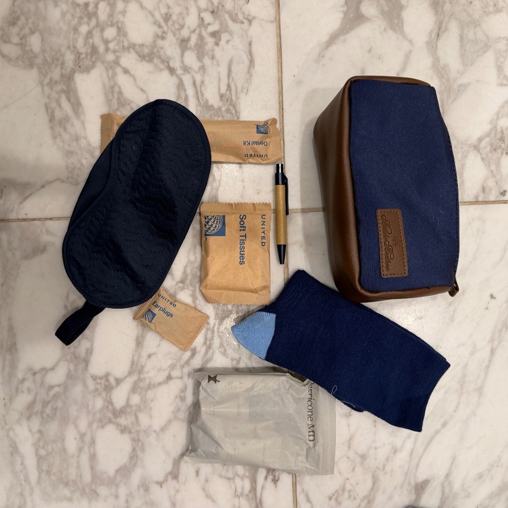 Brooks Brothers Unused Amenities kit with Perricone